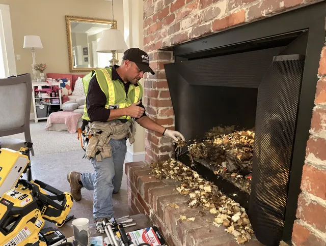 Safe screening installation by Worthington Chimney Sweep in Worthington, OH