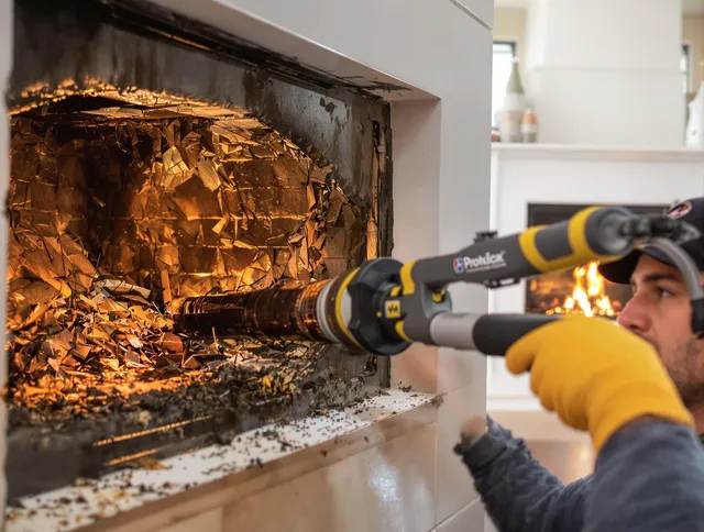Professional chimney cleaning by Worthington Chimney Sweep in Worthington, OH