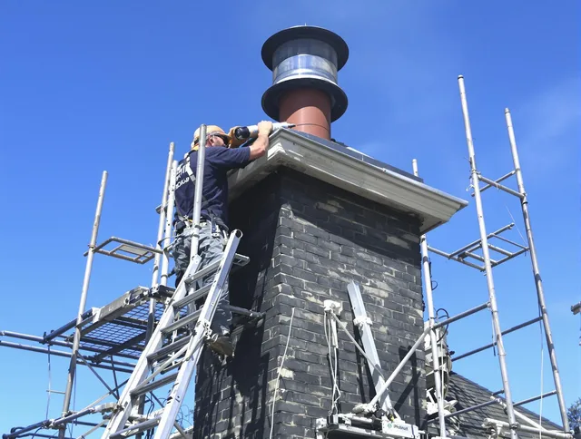Sturdy chimney crown finished by Worthington Chimney Sweep in Worthington, OH