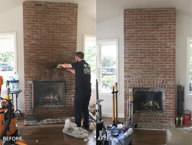 Finished chimney sweeping service by Worthington Chimney Sweep in Worthington, OH