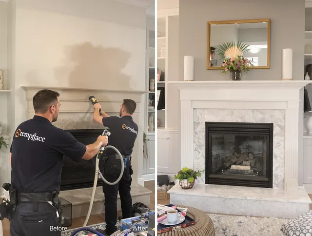 Professional soot removal by Worthington Chimney Sweep team in Worthington, OH